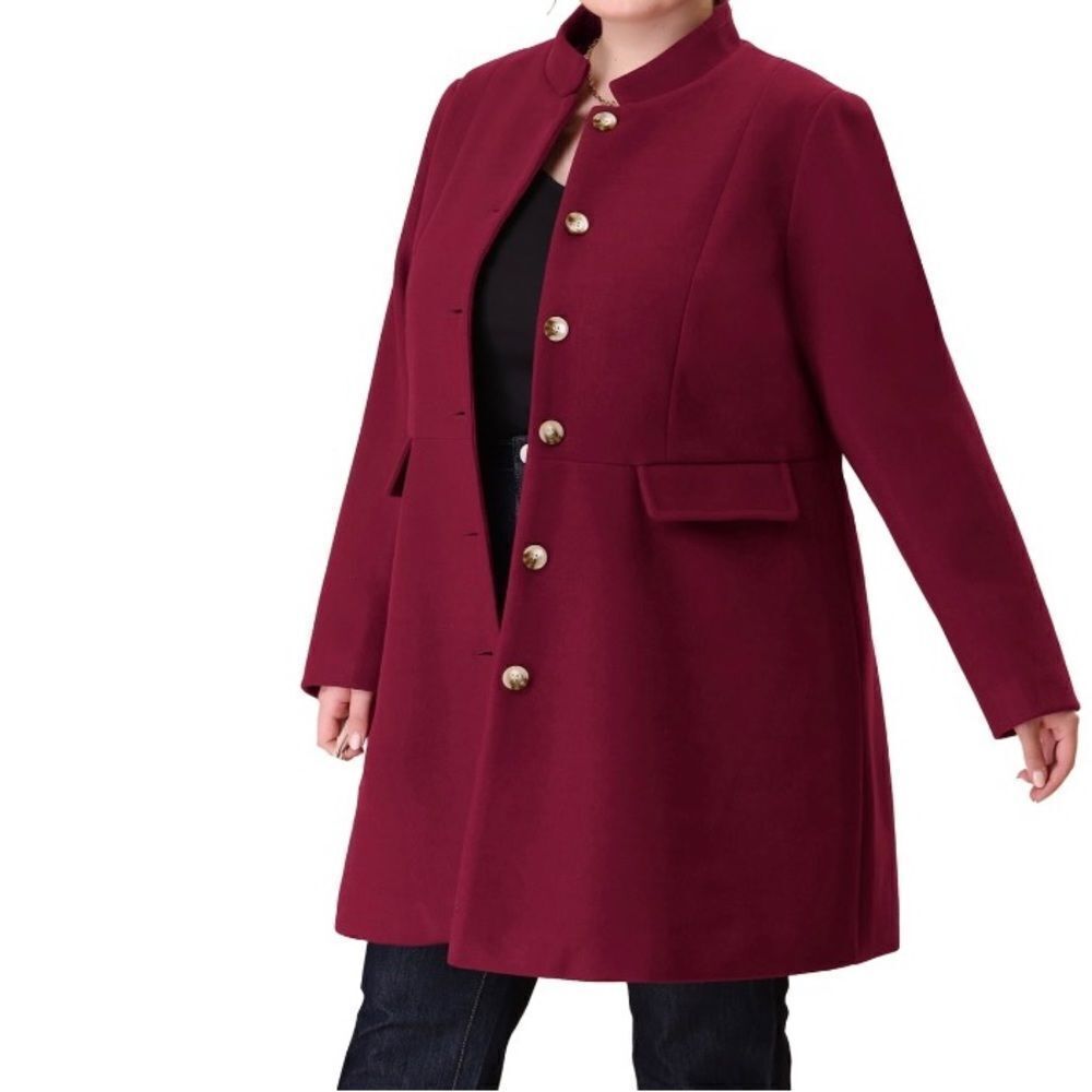 AGNES‎ ORINDA MAROON OUTERWEAR WINTER JACKET
